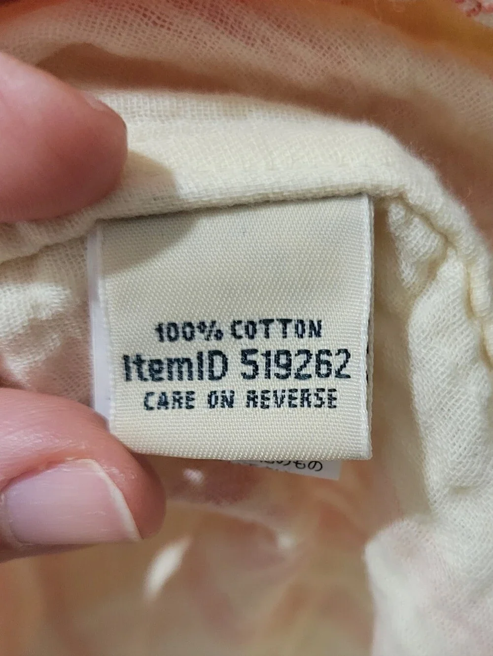 L.L. Bean Linen Popover Top M